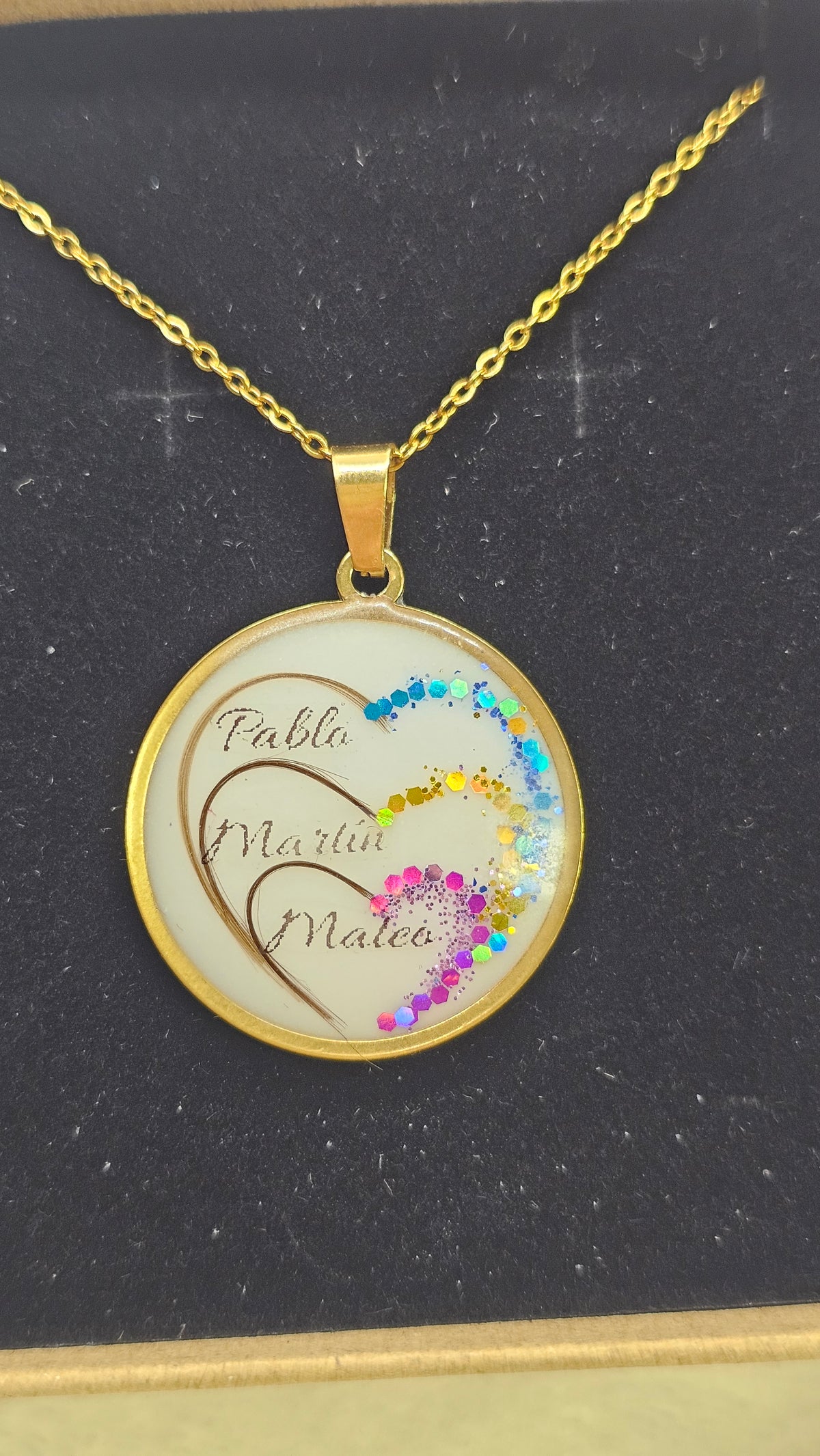 Colgante de Leche Materna y Pelito
