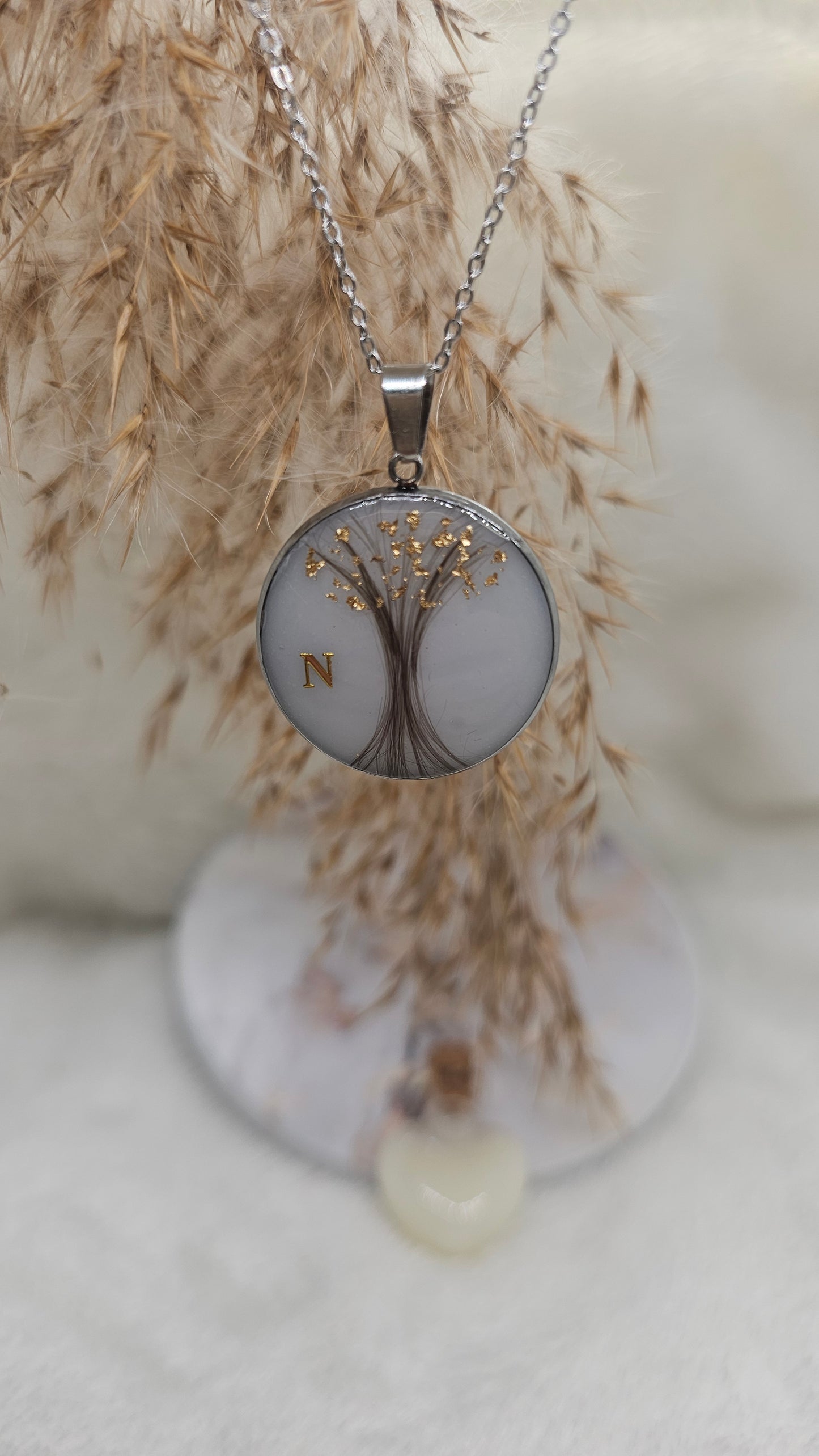 Colgante Árbol de la Vida sencillo con Leche Materna