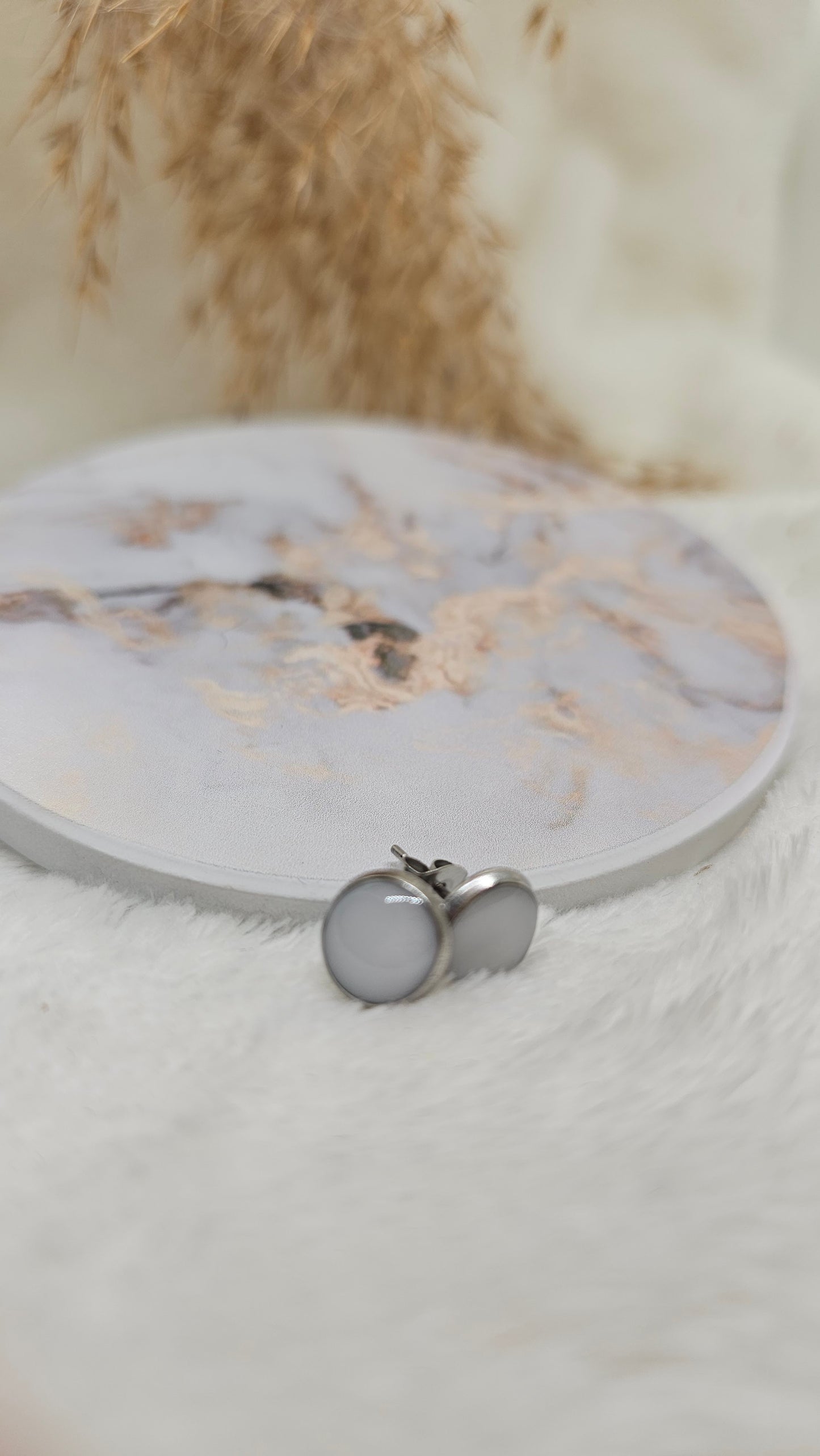 Pendientes de leche materna personalizados