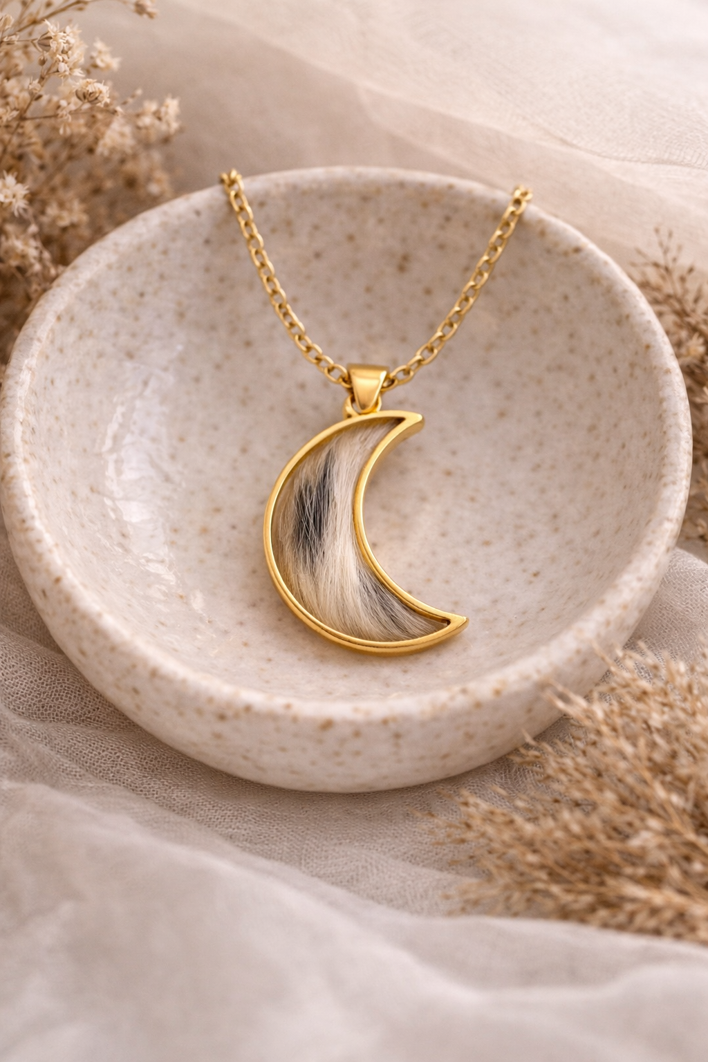 Colgante estrella con pelito personalizado – Joya emocional única