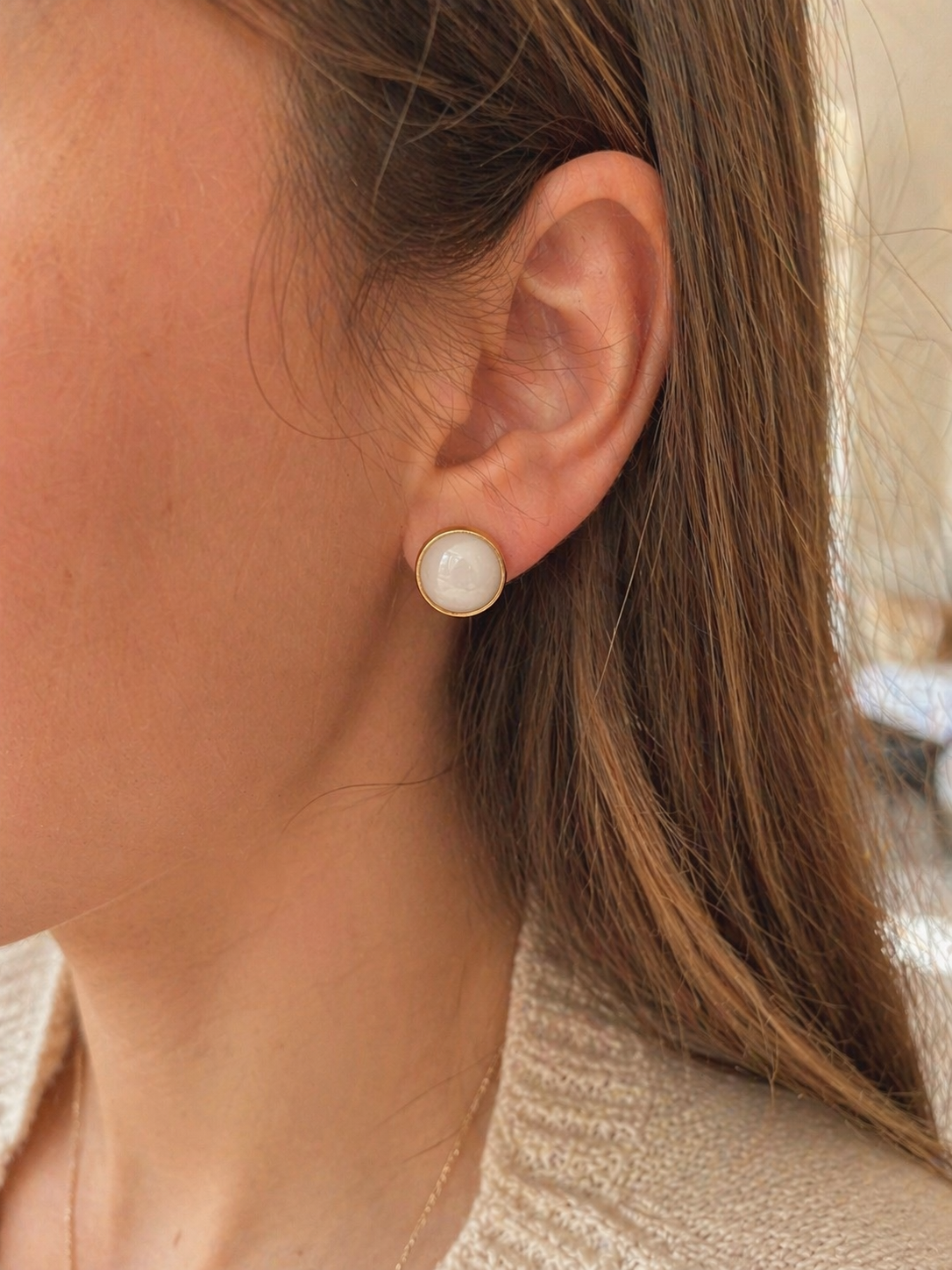 Pendientes de leche materna personalizados
